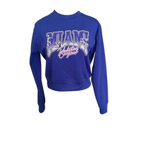 Miami Rockstar Original Blue Sweatshirt Size S